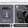 Spigen for Pixel Watch Case with Band, Rugged Armor Pro Compatible with Google Pixcel Watch 4/3/2/1 45/41mm Protective TPU Cover(Pixel Watch 3 45mm)
