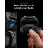 Spigen for Samsung Galaxy Buds 4 Pro Case, Galaxy Buds 4 Case (2026) Drop-Protection Cover with Secure Locking Protection – Matte Black