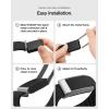 Spigen for WHOOP Band, WBF3 Compatible with WHOOP 5.0 Strap Breathable Nylon Replacement Wristband with Secure Fit for Fitness & Training – Black(Black)