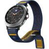 Spigen Athlex Air Designed for Samsung Galaxy Watch 8 44/40mm, 8 Classic 46mm Band Adjustable Solo Loop Strap (2025) – Active Black(Active Navy)