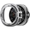 Spigen Bezel Tune Pro (Diver) Designed for Samsung Galaxy Watch 8 Classic 46mm Bezel Ring Protector with Case (2025) – Black(Silver)
