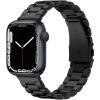 Spigen for Apple Watch Band, Modern Fit Compatile with Ultra 3/2/1 49mm, Series 11/10 46mm, 9/8/7 45mm, SE3/SE2/SE/6/5/4 44mm, 3/2/1 42mm Premium Business Wristband Strap(Black)