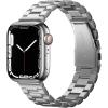 Spigen for Apple Watch Band, Modern Fit Compatile with Ultra 3/2/1 49mm, Series 11/10 46mm, 9/8/7 45mm, SE3/SE2/SE/6/5/4 44mm, 3/2/1 42mm Premium Business Wristband Strap(Silver)