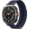 Spigen for Galaxy Watch Ultra Band, Compatible with Samsung Galaxy Watch Ultra 47mm (2025/2024) WBF0 Lightweight Fabric Strap – Black(Navy)