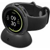 Spigen for Pixel Watch 4 Case with Charger Stand, Liquid Air 45mm Anti-Scratch Protective Soft TPU Cover (2025) (Charger not Included) – Matte Black(Pixel Watch 4 45mm)