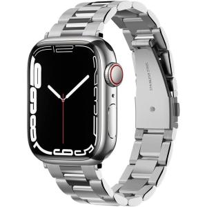 Spigen Modern Fit Designed For Apple Watch Band Compatible with Series 11/10 42mm, 9/8/7 41mm, SE3/SE2/SE/6/5/4 40mm, 3/2/1 42/38mm(Silver)