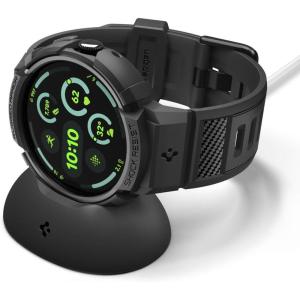Spigen for Pixel Watch Case with Band, Rugged Armor Pro Compatible with Google Pixcel Watch 4/3/2/1 45/41mm Protective TPU Cover(Pixel Watch 4 45mm)