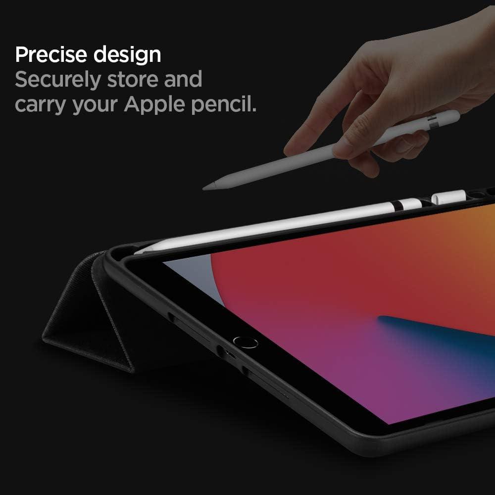 imageSpigen for iPad 11th Generation Case 2025 iPad A16 Case 11inch 10th Generation 2022 109 inch Urban Fit Protective Fabric TriFold Cover with Pencil Holder BlackBlack