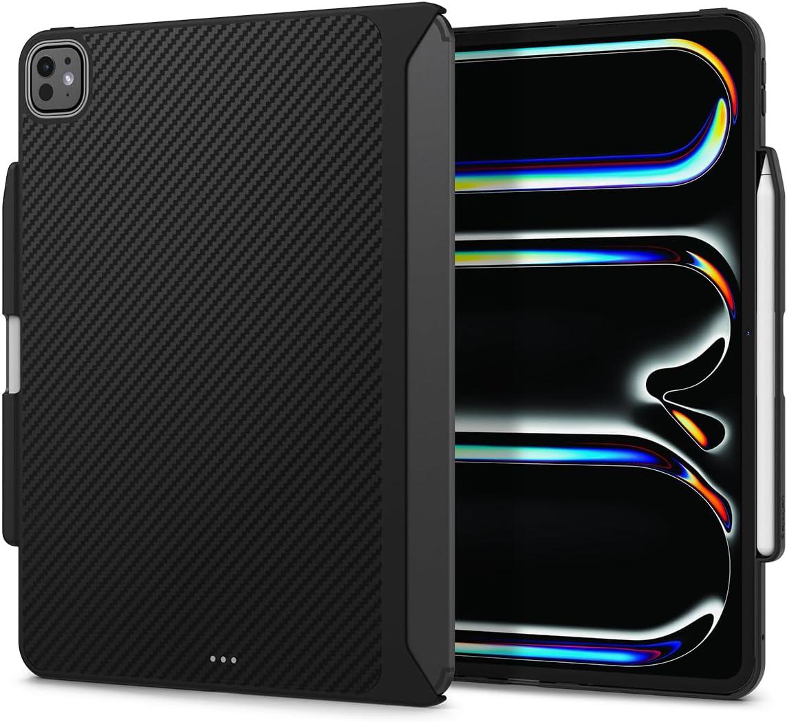 imageSpigen for iPad Air 11 Inch Case M4 2026 iPad Air 11 Inch Case M3M2 20252024 109 Inch 5th4th Generation 20222020 Enzo Aramid Aerocore Aramid Fiber Case Magic Keyboard Compatible BlackBlack