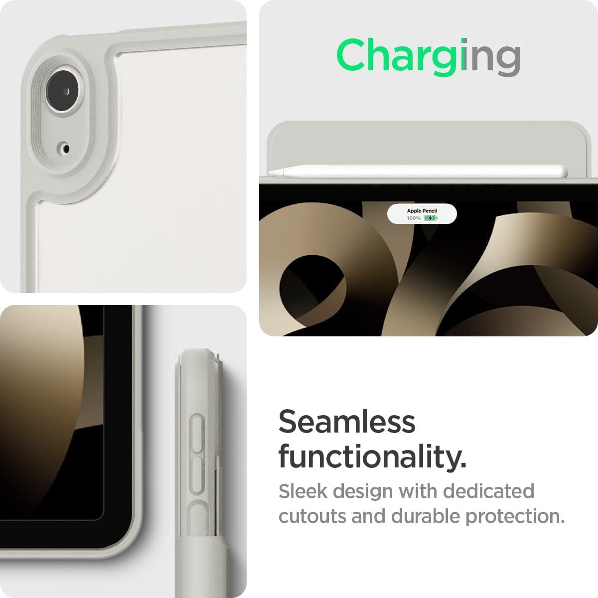 imageSpigen for iPad Air 11 Inch Case M4 2026 iPad Air 11 Inch Case M3M2 20252024 109 Inch 5th4th Generation Case 20222020 Air Skin Pro OneTap Detachable Magnetic Cover GrayGray