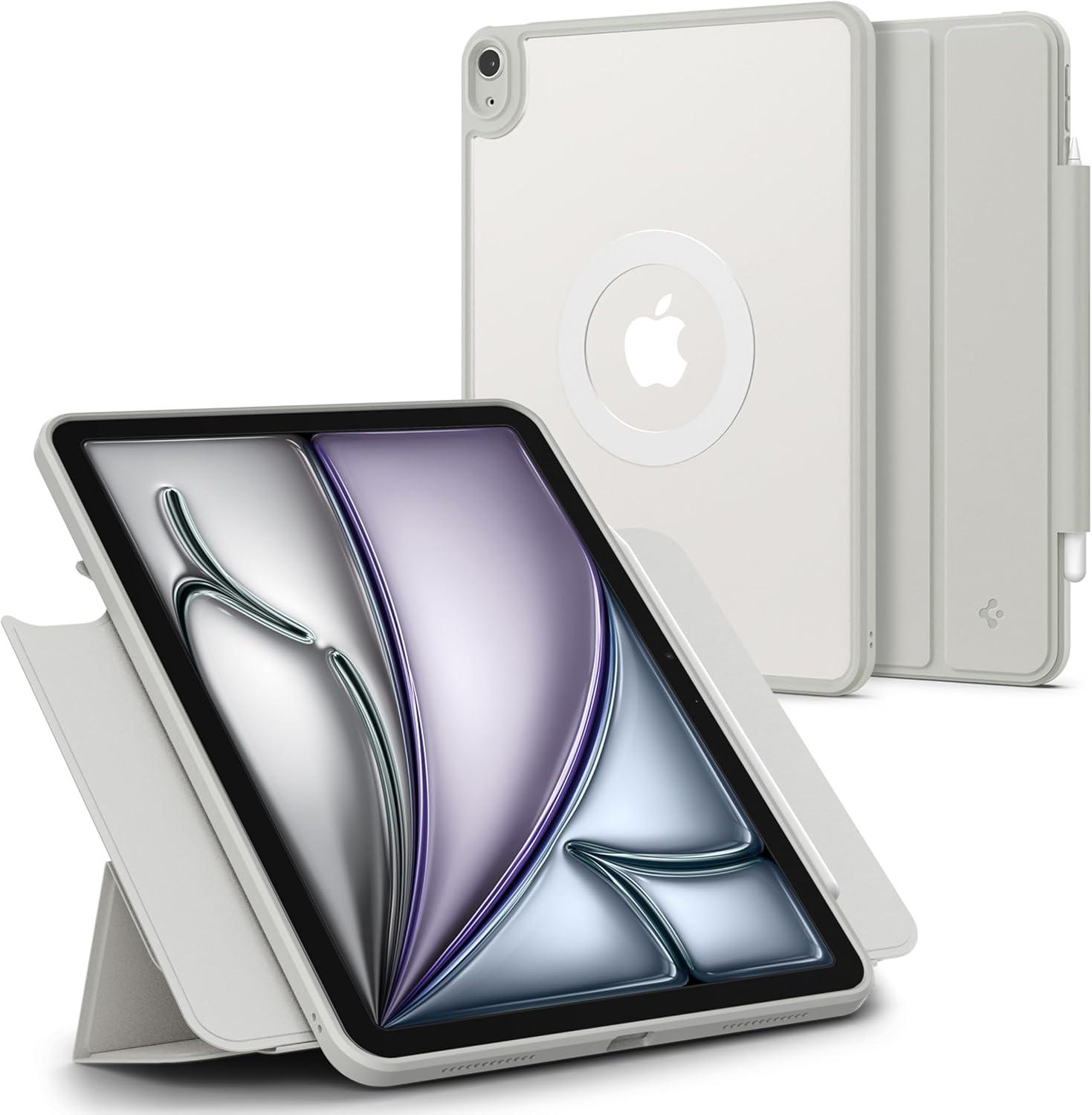 imageSpigen for iPad Air 11 Inch Case M4 2026 iPad Air 11 Inch Case M3M2 20252024 109 Inch 5th4th Generation Case 20222020 Air Skin Pro OneTap Detachable Magnetic Cover GrayGray