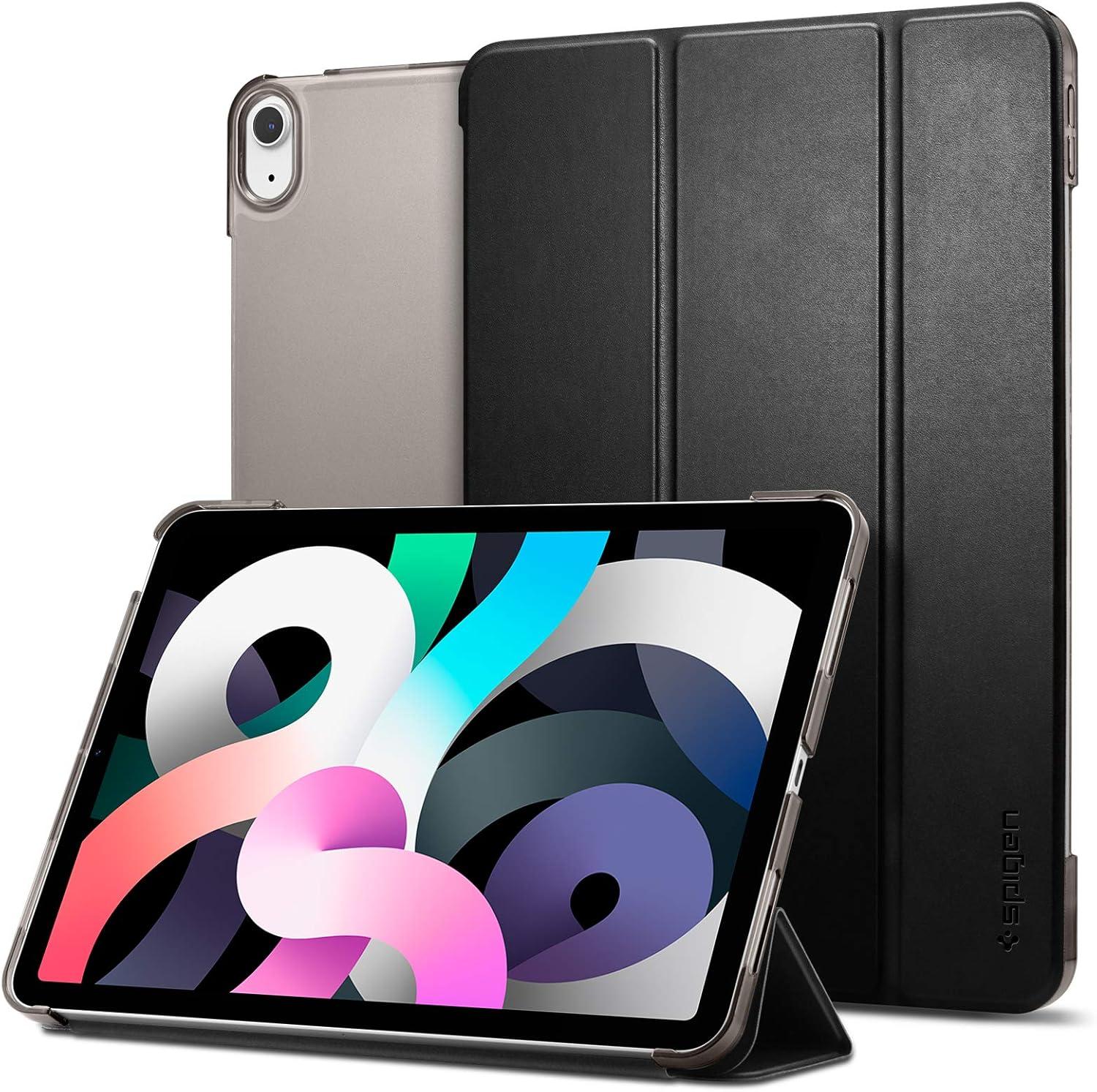 imageSpigen for iPad Air 11 Inch Case M4 2026 iPad Air 11 Inch Case M3M2 20252024 109 Inch 5th4th Generation Case 20222020 Smart Fold Liquid Air Folio TriFold Cover Transparent BlackBlack