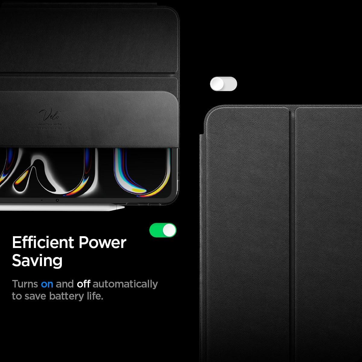 imageSpigen for iPad Air 11 Inch Case M4 2026 iPad Air 11 Inch Case M3M2 20252024 109 Inch 5th4th Generation Case 20222020 Smart Fold Liquid Air Folio TriFold Cover Transparent BlackBlack