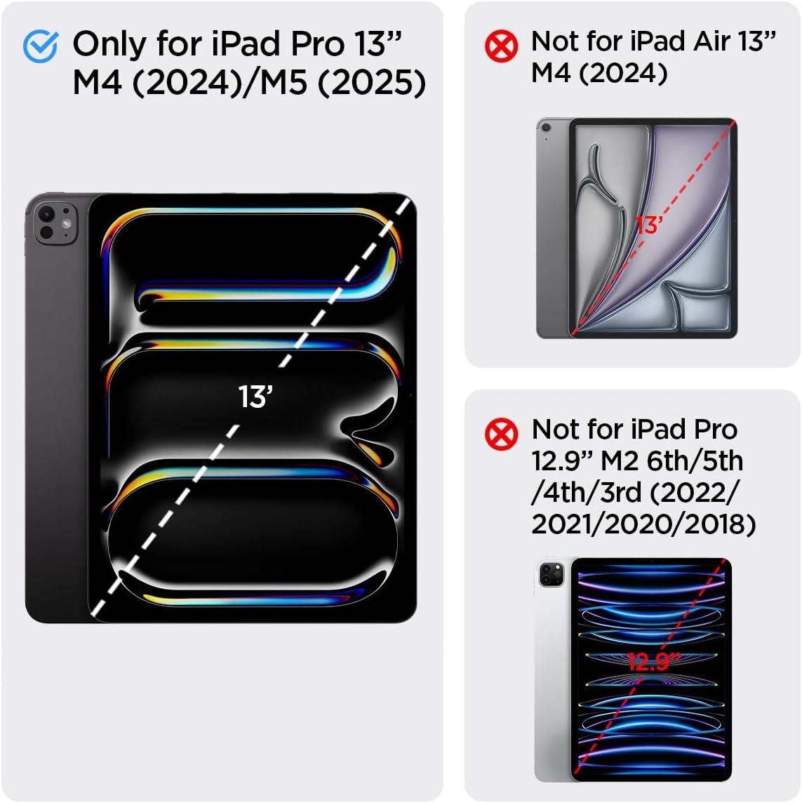 imageSpigen for iPad Air 11 Inch Case M4 2026 iPad Air 11 Inch Case M3M2 20252024 109 Inch 5th4th Generation Case 20222020 Smart Fold Liquid Air Folio TriFold Cover Transparent BlackBlack