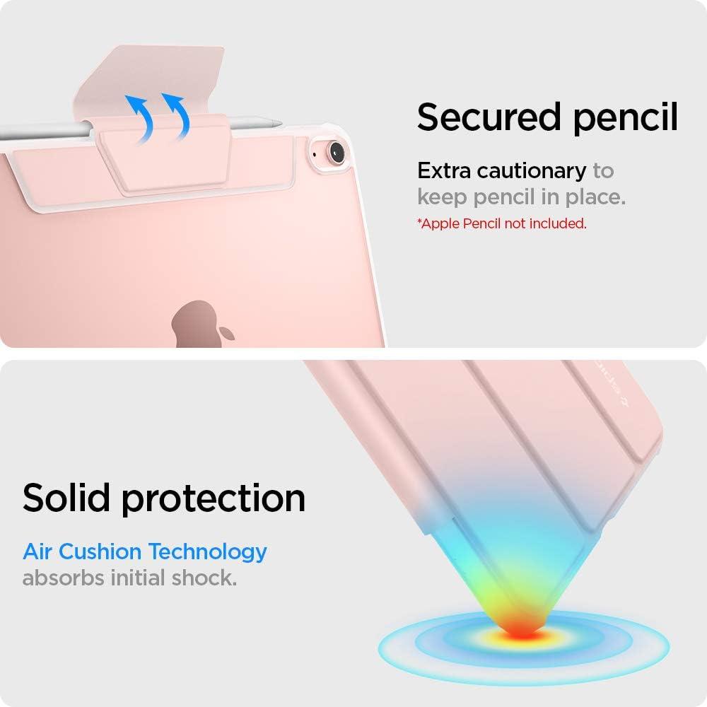 imageSpigen for iPad Air 11 Inch Case M4 2026 iPad Air 11 Inch Case M3M2 20252024 109 Inch 5th4th Generation Case 20222020 Ultra Hybrid Pro TriFold Cover Clear with Pencil Holder Teal BlueRose Gold