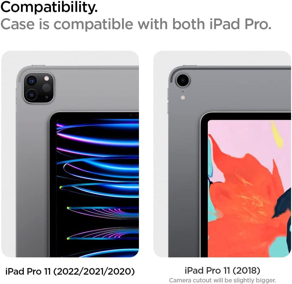 imageSpigen for iPad Air 11 Inch Case M4 2026 iPad Air 11 Inch Case M3M2 20252024 109 Inch 5th4th Generation Case 20222020 Ultra Hybrid Pro TriFold Cover Clear with Pencil Holder Teal BlueBlack