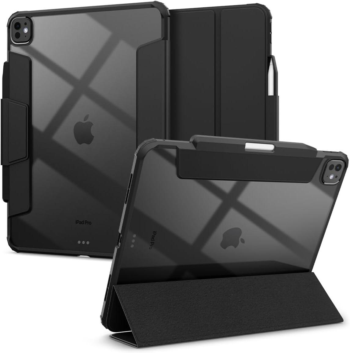 imageSpigen for iPad Air 11 Inch Case M4 2026 iPad Air 11 Inch Case M3M2 20252024 109 Inch 5th4th Generation Case 20222020 Ultra Hybrid Pro TriFold Cover Clear with Pencil Holder Teal BlueBlack