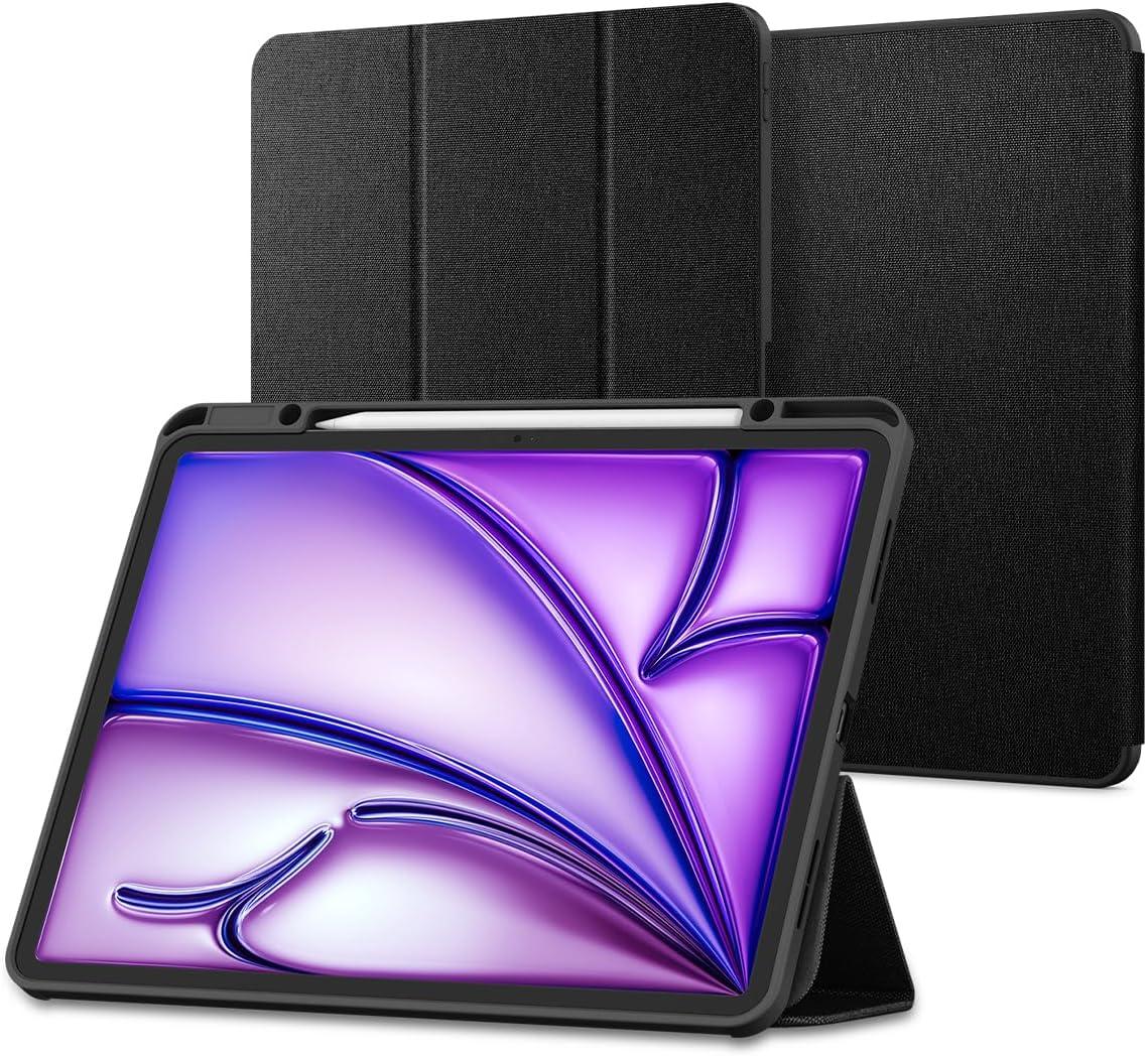 imageSpigen for iPad Air 11 Inch Case M4 2026 iPad Air 11 Inch Case M3M2 20252024 109 Inch 5th4th Generation Case 20222020 Urban Fit Premium Fabric TriFold Cover Midnight GreenBlack
