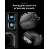 Spigen for Samsung Galaxy Buds 4 Pro Case/Galaxy Buds 4 Case (2026), Rugged Armor Drop-Protection Cover with Carabiner – Matte Black
