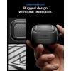 Spigen for Samsung Galaxy Buds 4 Pro Case/Galaxy Buds 4 Case (2026), Rugged Armor Drop-Protection Cover with Carabiner – Matte Black