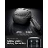 Spigen for Samsung Galaxy Buds 4 Pro Case/Galaxy Buds 4 Case (2026), Rugged Armor Drop-Protection Cover with Carabiner – Matte Black