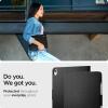 Spigen for iPad Air 11 Inch Case M4 (2026), iPad Air 11 Inch Case M3/M2 (2025-2024), 10.9 Inch 5th/4th Generation Case (2022/2020), Liquid Air Folio Kickstand Cover with Pencil Holder – Black(Black)