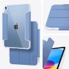 Spigen for iPad Air 11 Inch Case M4 (2026), iPad Air 11 Inch Case M3/M2 (2025-2024), 10.9 Inch 5th/4th Generation Case (2022/2020), Ultra Hybrid Pro Tri-Fold Cover Clear with Pencil Holder, Teal Blue(Corn Flower Blue)