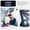 Spigen for iPad Air 11 Inch Case M4 (2026), iPad Air 11 Inch Case M3/M2 (2025-2024), 10.9 Inch 5th/4th Generation Case (2022/2020), Urban Fit Premium Fabric Tri-Fold Cover, Midnight Green(Midnight Green)
