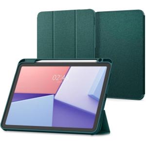 Spigen for iPad Air 11 Inch Case M4 (2026), iPad Air 11 Inch Case M3/M2 (2025-2024), 10.9 Inch 5th/4th Generation Case (2022/2020), Urban Fit Premium Fabric Tri-Fold Cover, Midnight Green(Midnight Green)