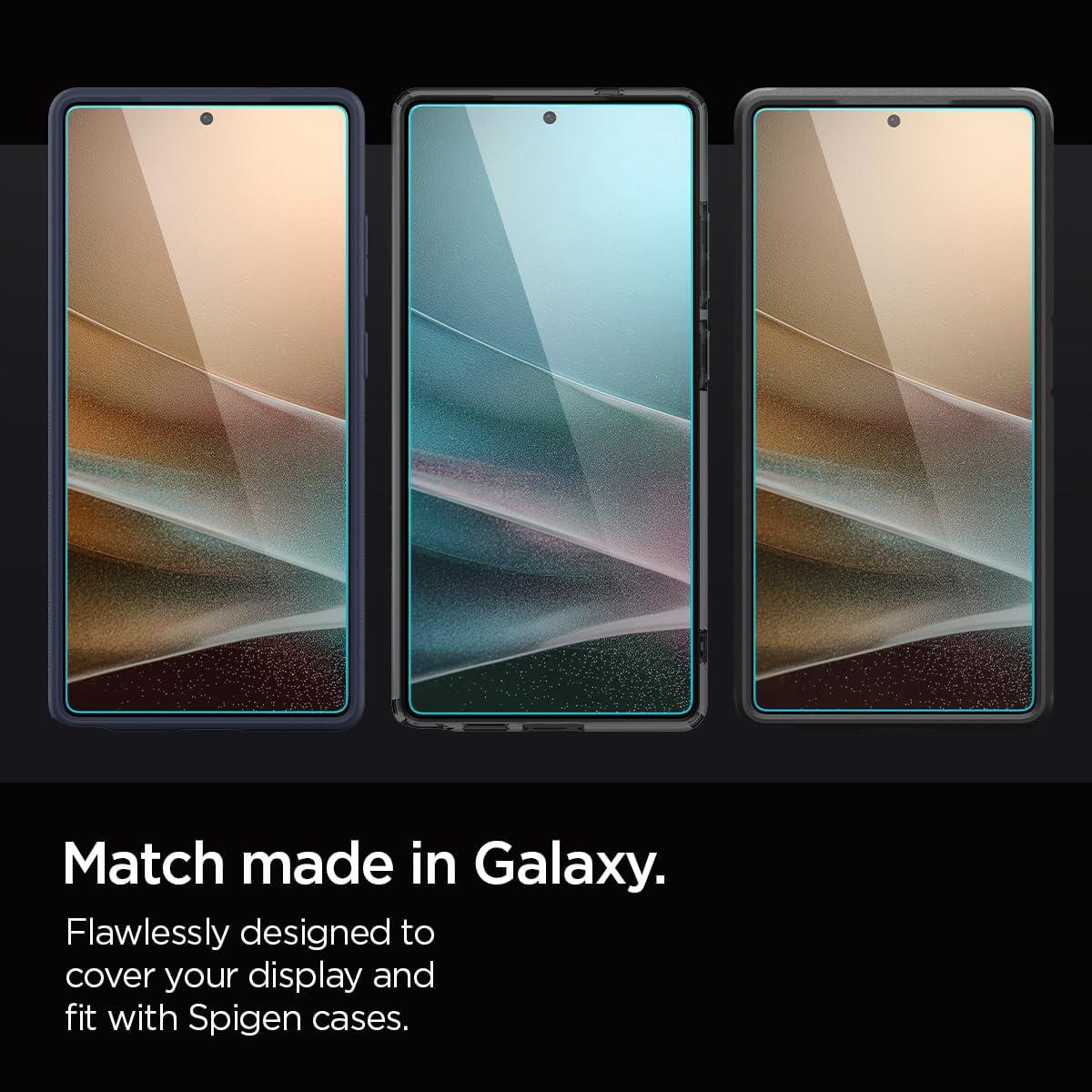 imageSpigen AluminaCore Tempered Glass Screen Protector GlastR EZ Fit Privacy designed for Galaxy S26 2 Pack 10H Hardness AluminumEnhanced DurabilityGalaxy S25 Ultra