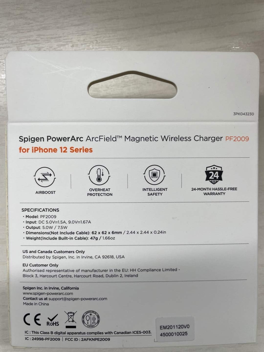 image:imageSpigen for MagSafe 15W Wireless Charger Kickstand ArcField MagFit MFM Compatible with iPhone 17 16 15 14 13 12 USB C Charger Stand pad 66ft Cable Wall Charger Not Included WhiteBlack 33ft