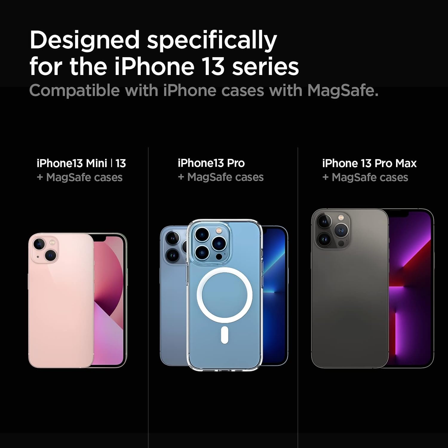 image:imageSpigen for MagSafe 15W Wireless Charger Kickstand ArcField MagFit MFM Compatible with iPhone 17 16 15 14 13 12 USB C Charger Stand pad 66ft Cable Wall Charger Not Included WhiteBlack 33ft