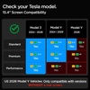 Spigen AluminaCore Tempered Glass Screen Protector [GlasTR EZ FIT] designed for Tesla Model Y Premium (2026), Model Y Performance (2025/2026) – Matte/Anti Glare/Anti Finger Print(15.4-inch Model 3 Highland / Model Y Juniper)