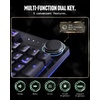 Spigen ArcPlay Real Dual 8K Mechanical Gaming Keyboard 8,000Hz Polling Rate & Scan Rate Doubleshot PBT Keycaps – Multi-Function Dial Key- RGB Backlit- 104 Keys Full Size (Additional Keycaps Included)