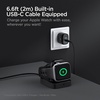 Spigen for Apple Watch Charger Stand [MFi Certified] Charger for Apple Watch Series 10/9/8/7/6/5/SE Ultra 2 49mm 45mm 44mm 42mm 41mm 40mm Nightstand Mode – Built in Charger&USB C Cable/No Adapter