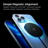 Spigen for MagSafe 15W Wireless Charger Kickstand, ArcField (MagFit) MFM Compatible with iPhone 17 16 15 14 13 12 USB C Charger Stand pad 6.6ft Cable – Wall Charger Not Included (White)(Black 3.3ft)
