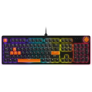 Spigen ArcPlay Real Dual 8K Mechanical Gaming Keyboard 8,000Hz Polling Rate & Scan Rate Doubleshot PBT Keycaps – Multi-Function Dial Key- RGB Backlit- 104 Keys Full Size (Additional Keycaps Included)