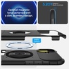 Spigen Slim Armor MagFit Designed for iPhone 16 Case (2024) [Military-Grade Protection] Compatible with MagSafe – Black