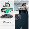 Spigen Mag Armor MagFit Designed for iPhone 14 Case (2022) [Military-Grade Protection] Compatible with MagSafe – Matte Black(Matte Black)