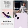 Spigen Thin Fit Designed for iPhone 14 Case (2022) [Military-Grade Protection] – Black(Pink Sand)