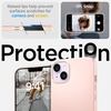 Spigen Thin Fit Designed for iPhone 14 Case (2022) [Military-Grade Protection] – Black(Pink Sand)