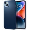 Spigen Thin Fit Designed for iPhone 14 Case (2022) [Military-Grade Protection] – Black(Navy Blue)